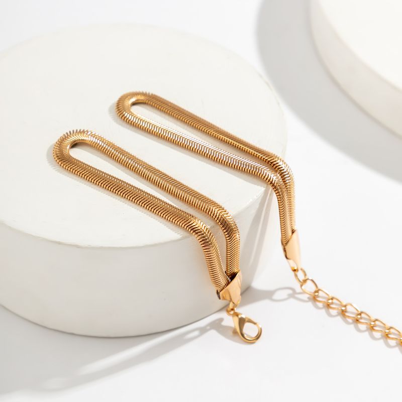 Snake Shaped Double Layer Bracelet