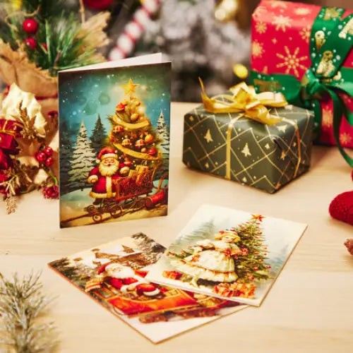 Christmas Fintage Greeting Card - cards