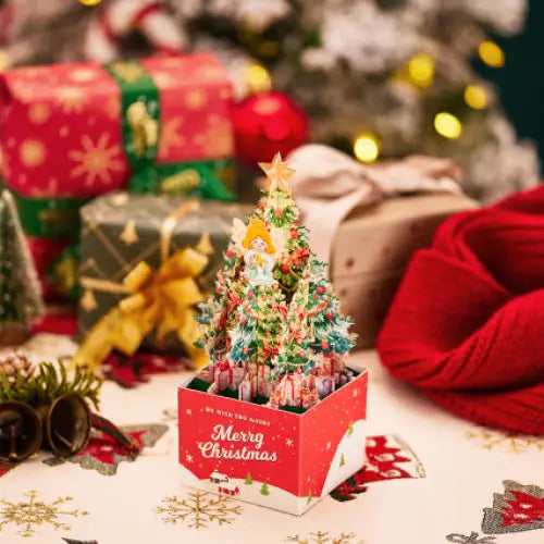Christmas Tree Pop-Up Box Card - cards