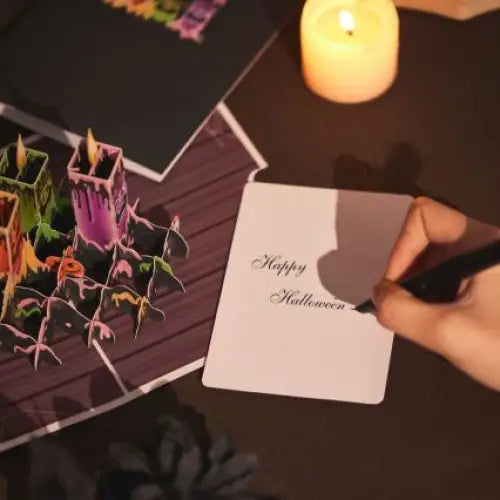 Halloween Candle Pop-up Card - cards