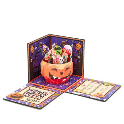 Halloween Pumkpin Exploding Box - cards