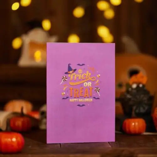 Halloween Punkim Pop-up Card - cards