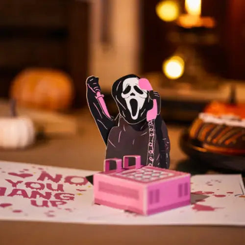 No You Hang Up Halloween Pop Up Card - cards