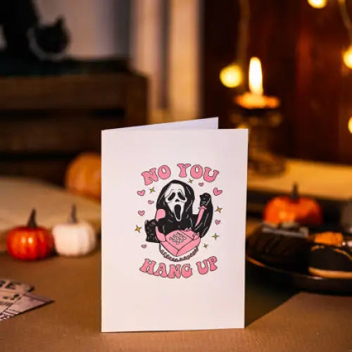 No You Hang Up Halloween Pop Up Card - cards