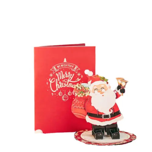 Santa Claus Card with Ornament - cards