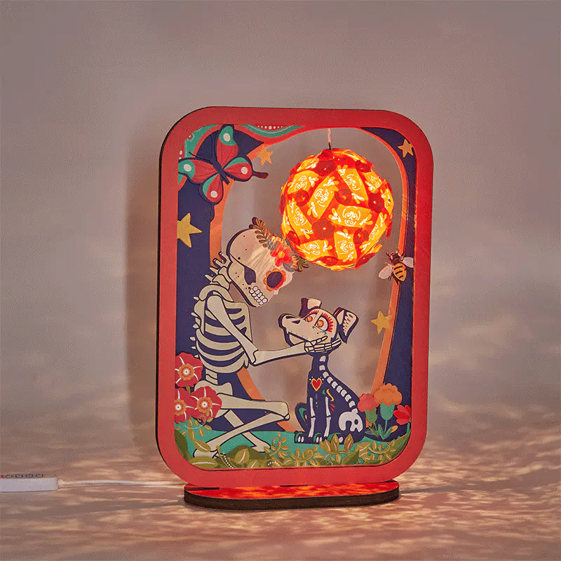 Soulstice Mates 3D Paper Carving Night Lights - cards